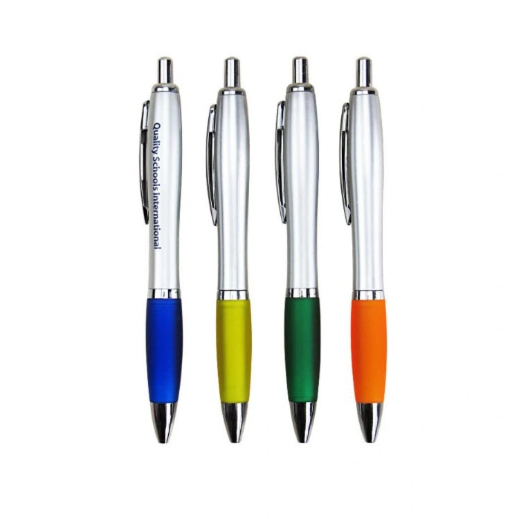 Personalizado com logótipo Print Ball Point Pen publicidade de oferta promocional Esferográfica personalizada de plástico Pen Gift Metal personalizada