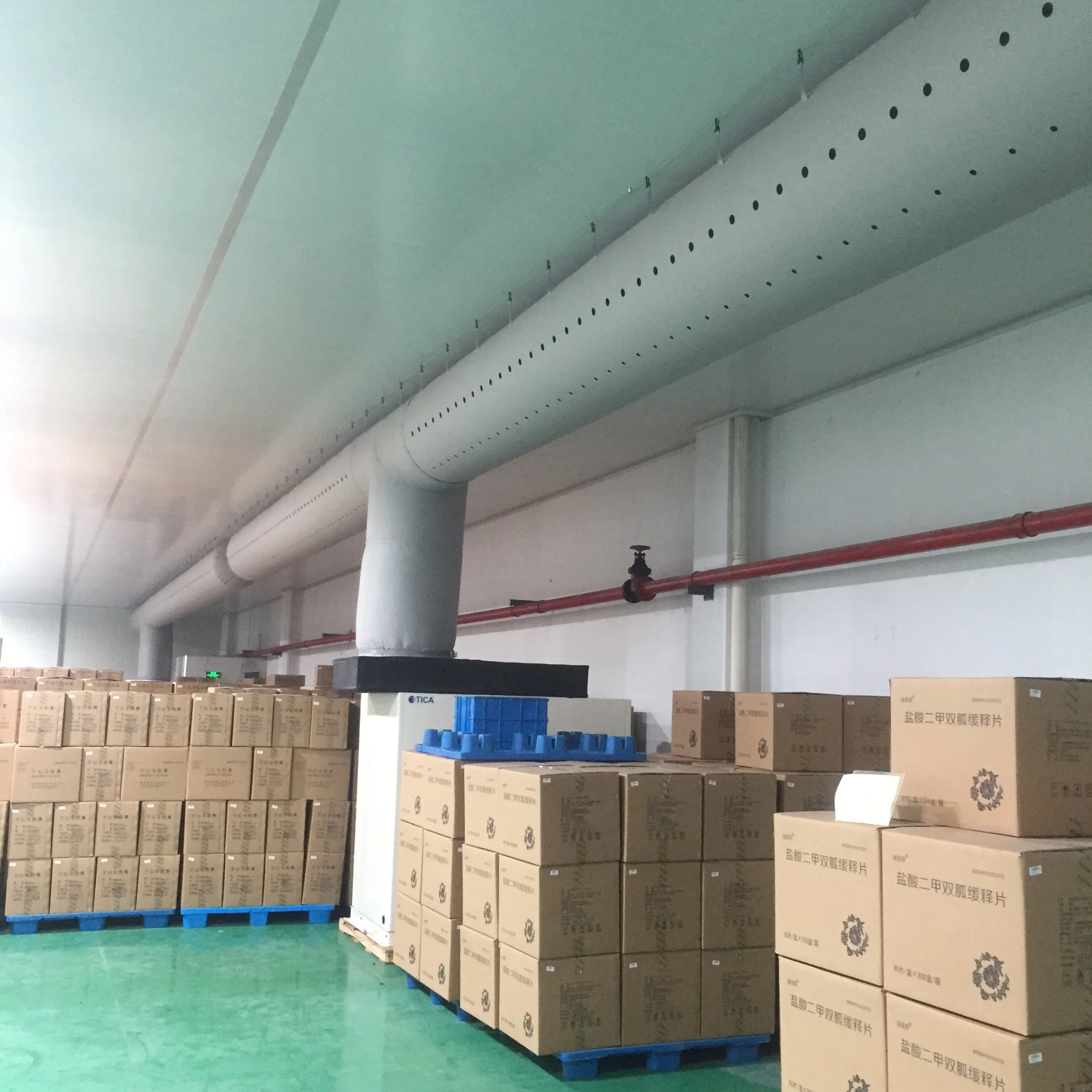 Medical Storage Air Supply System, Flame Retardant Anti-Condensation Fiber Bag Air Pipe