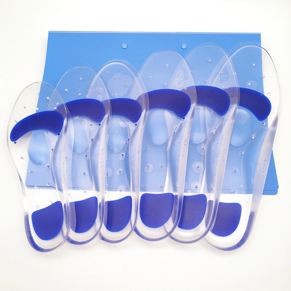 Gel Silicone Massage Sport Full Size Insole with Middle Metatarsal