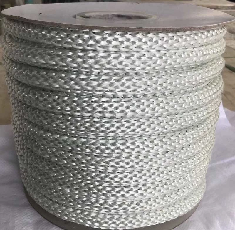 China 1400&ordm; C Carton/Bag/Pallet 10kg/20kg/50kg Glass Fiber Rope Fiberglass Products