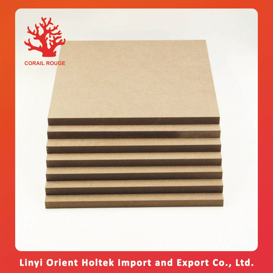 UV Coated MDF Decorative Wall Panel Moisture Resistant Melamine Sheets Raw Board