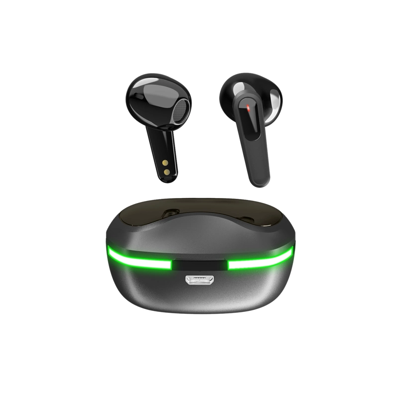 Newest RGB Light Gaming Tws Earbuds Wireless Earphone Bluetooth Headphone Wireless Headset for Mobile Phone with Mic