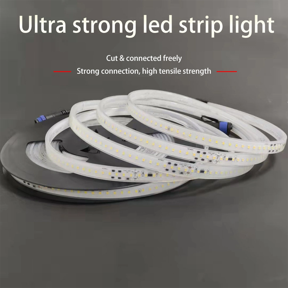 Dust Proof IP65 Waterproof SMD 2835 144LEDs/M AC 110V 127V 220V 260V Optical Strip LED Tape Light