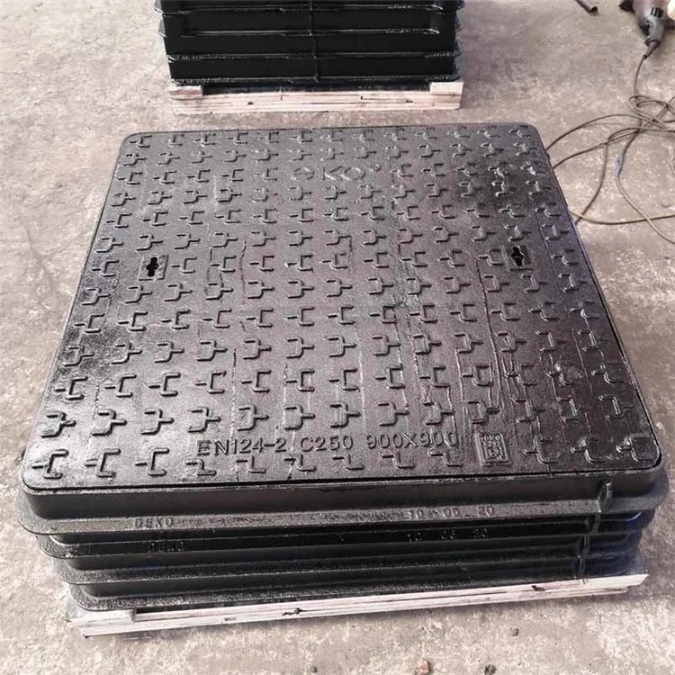 Manufaturer Black Bitumen Paint Ductile Iron Manhole Cover