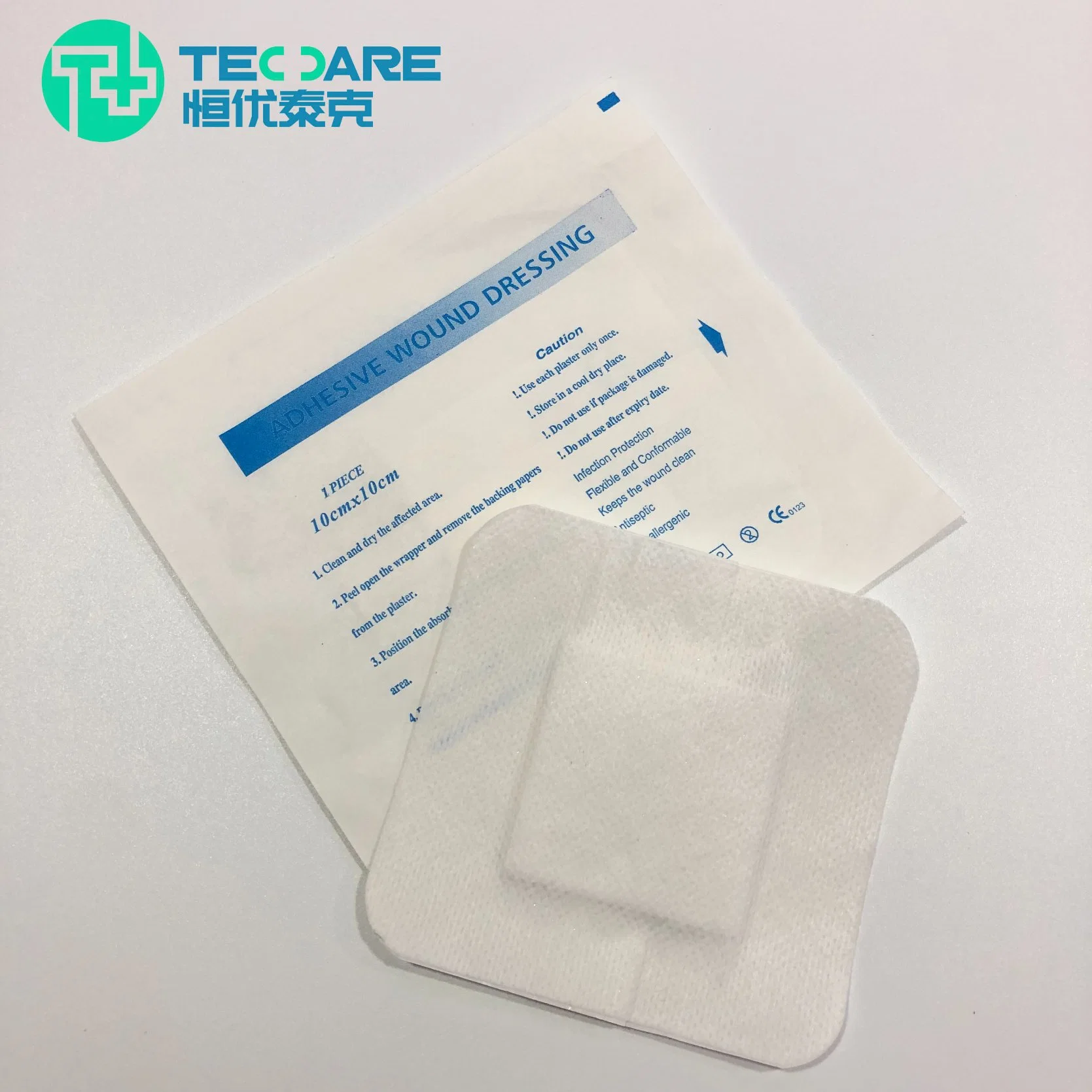 Medical Disposable Surgical Self-Adhesive Waterproof Sterile Wound Dressing with Suction Pad