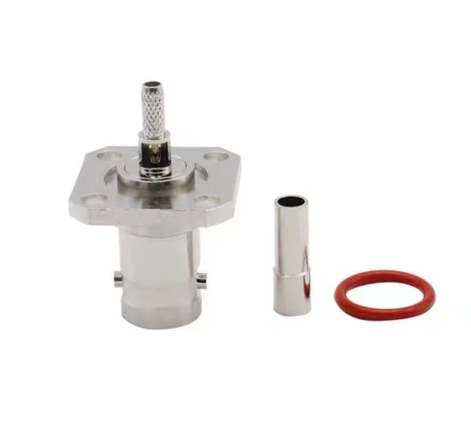 Weld-Free BNC Video Connector, Weld-Free Q9 Surveillance Camera Fittings Connector, BNC Straight Cable Connector