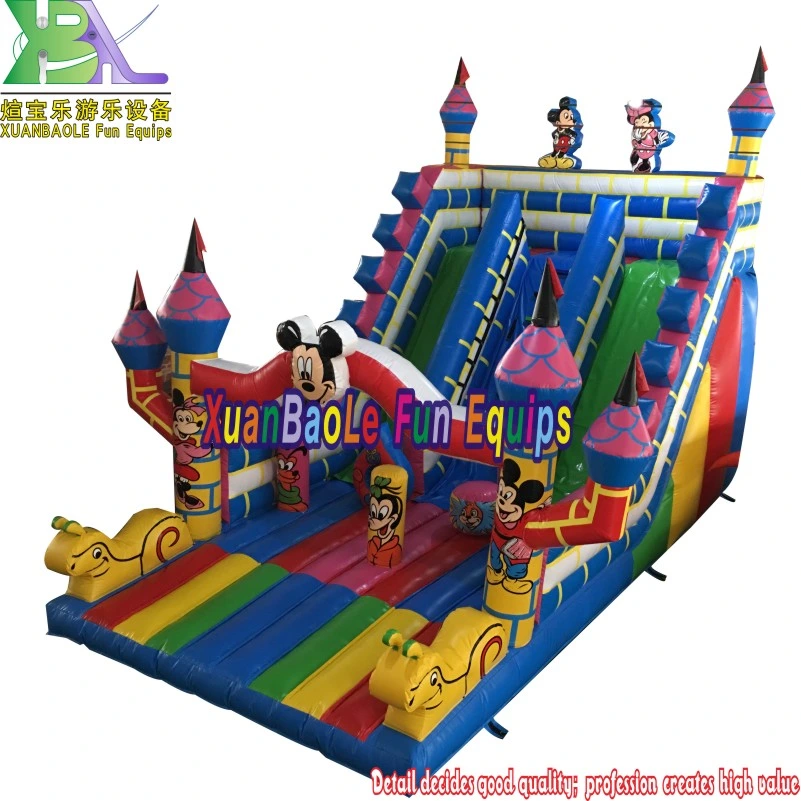 Russia OEM Professional Custom Design Party Air Games Giant Inflatable Double Dry Slide for Child&Adult Commercial Events