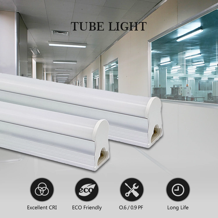 Com suporte integrado AC85-25V 3anos de garantia 4ft 18W T5 barras de luz LED