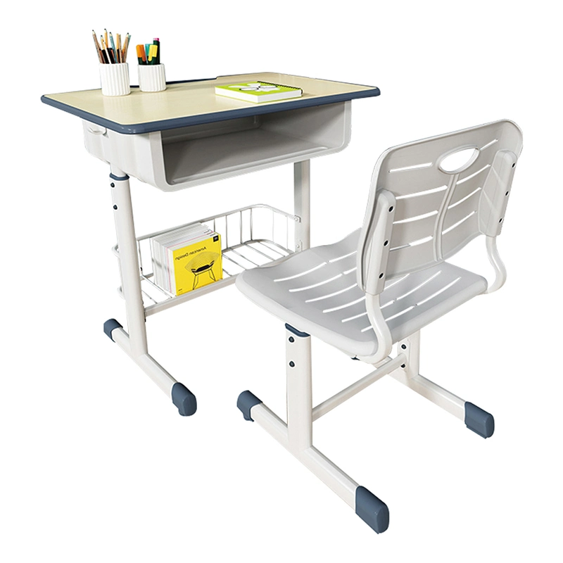 Школьная мебель двойной письменный стол и стулья для классных комнат