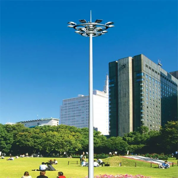 Professional Manufacturer of 15m High Mast Lighting for Football Pitch with Full Set Production Line