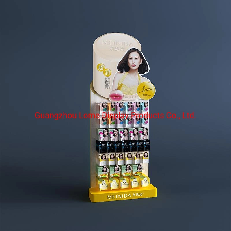 Armario de cosméticos Perfumes Mostrar barras de labios para rack de soporte de pantalla personalizada de muebles de maquillaje