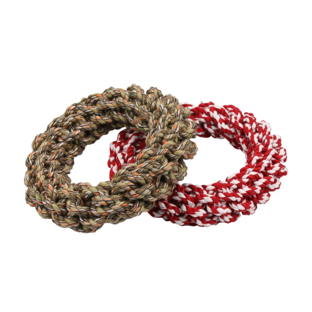 Christmas Dog Rope Toys Puppy Teething Toys Xmas Dog Chew Toys