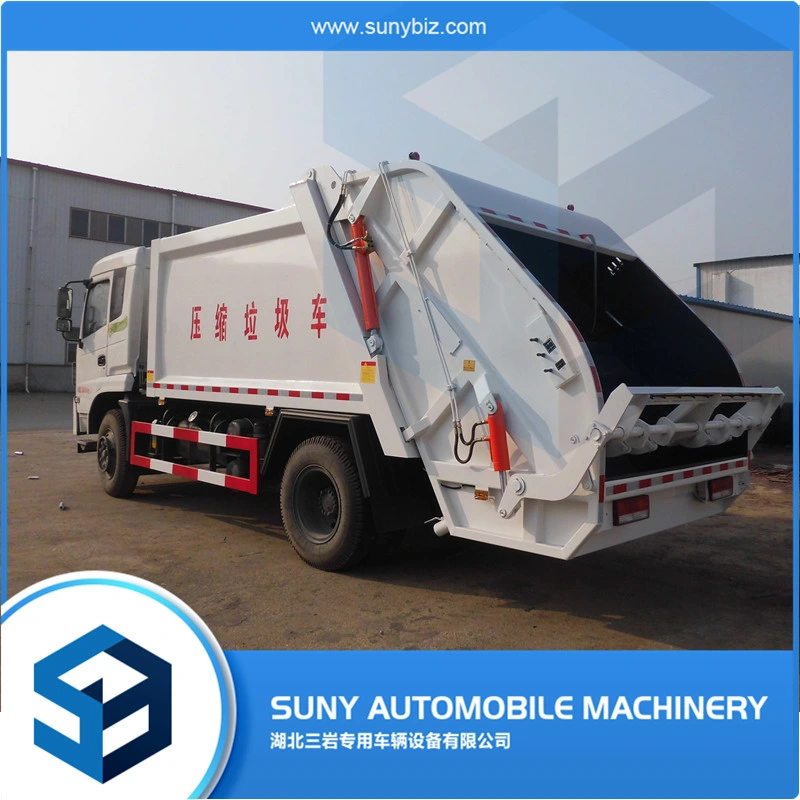 12cbm Dongfeng Garbage Waste Compactor Trucks Price Camion Compactador De Basura