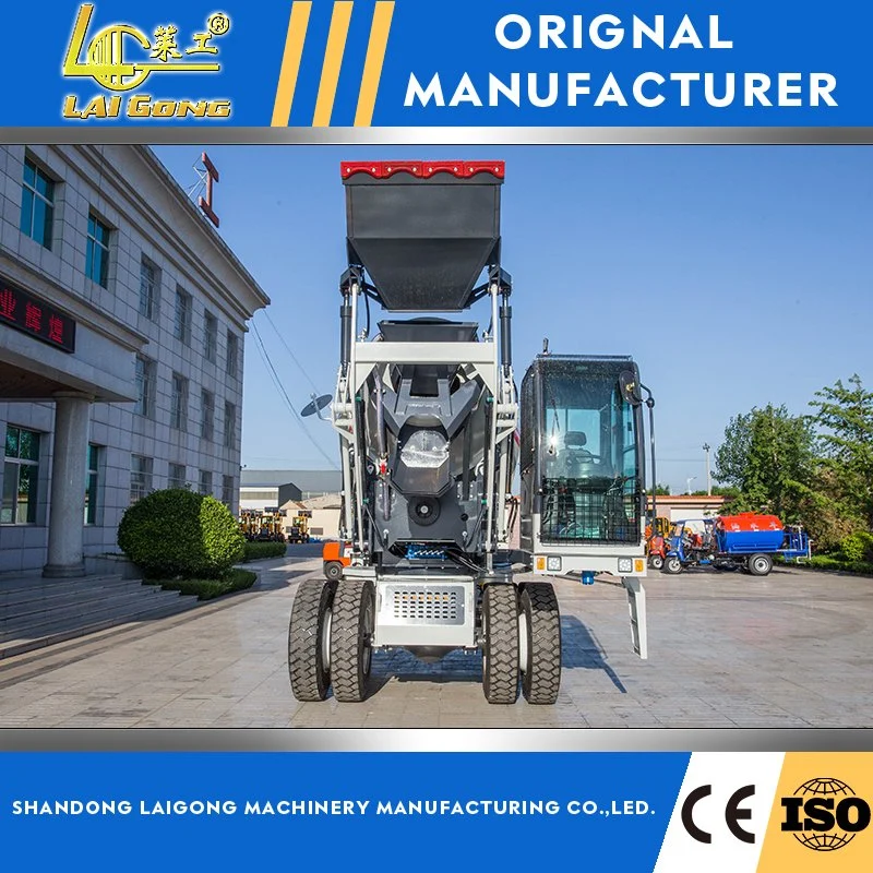 Lgcm Diesel Portable 3 Cbm Self Loading Concrete Mixer