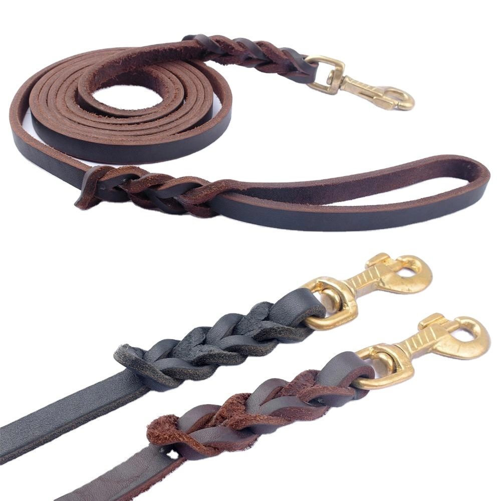 Heavy Duty Nylon Double Way Bungee Dog Leashes with Reflective Line, Big Dog Bungee Leads for Sale