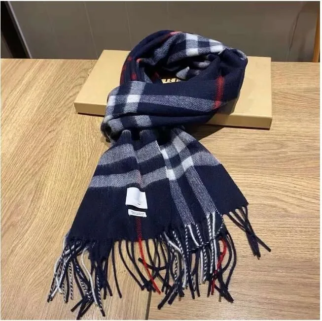 New Fashion Cashmere Scarf with Plain Knit Design Solid Color Cashmere Scarf Women for Autumn and Winter Keep Warm