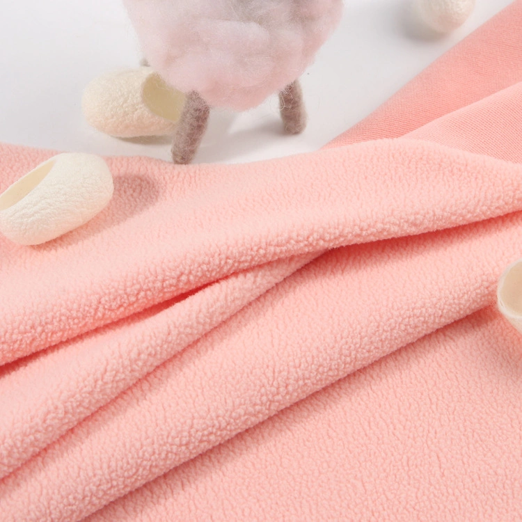Wholesale/Supplier Fabric Market Polyester Interlock Fleece Decorative Textile Polar Fabric for Lining