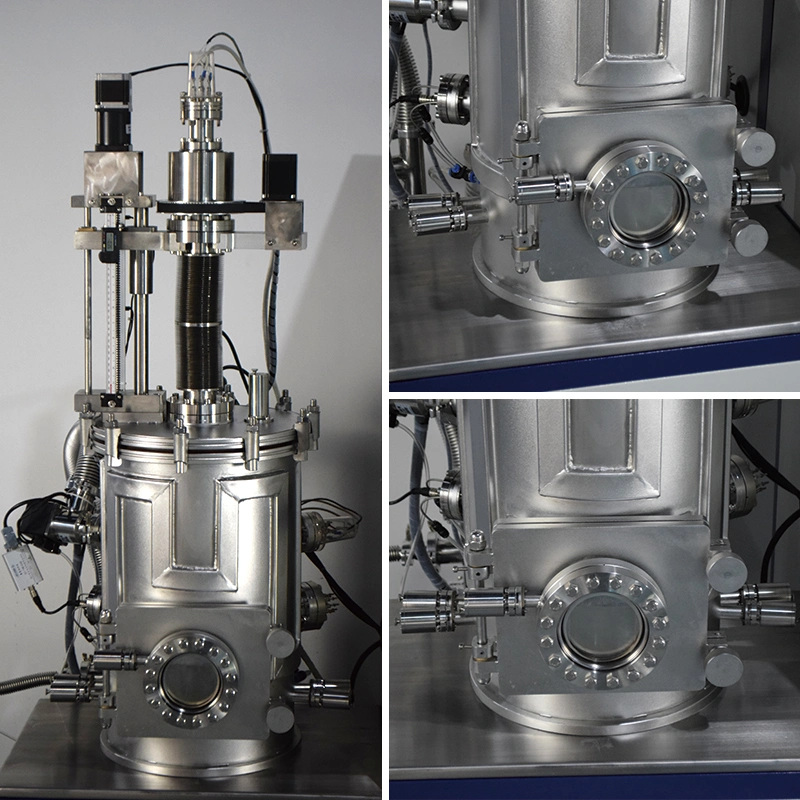 Three Source High Vacuum Evaporation Coater