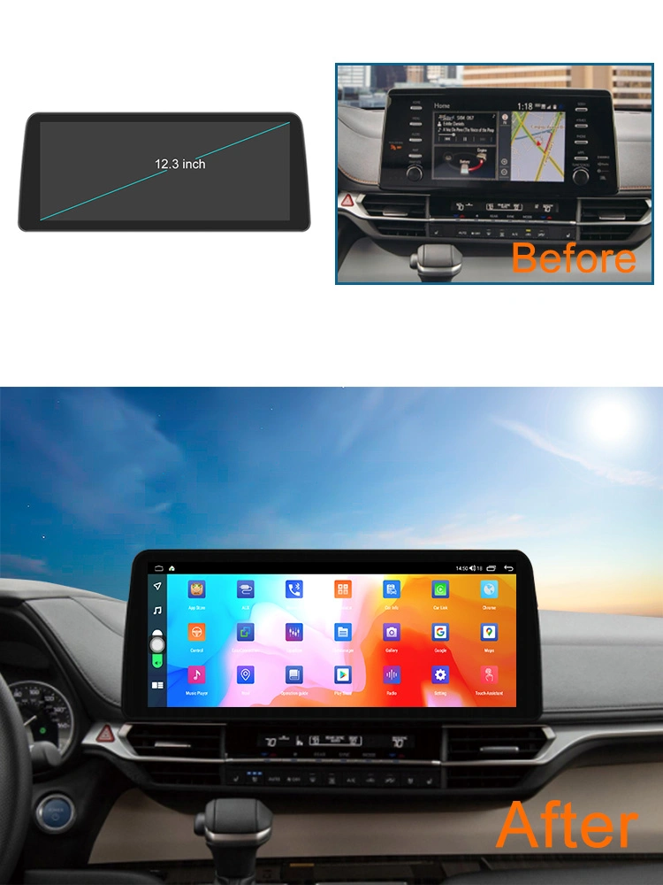 IPS Touch Vertical Screen GPS Navigation Android Video for Toyota Sienna 2021 4+64 GB Car Stereo Multimedia Player