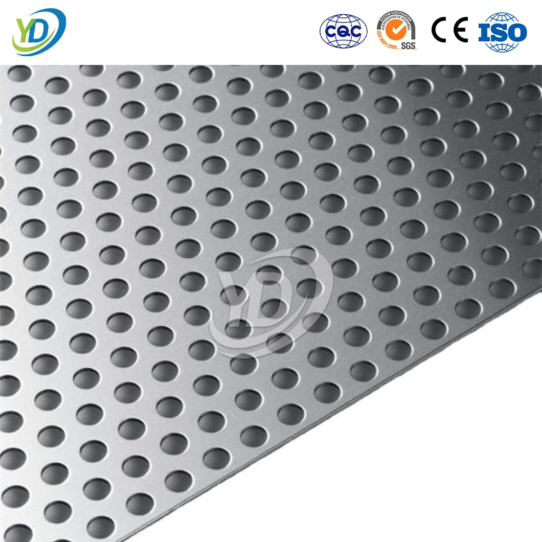 Yeeda Wire Mesh Galvanized Perforated Sheet Fish Scale Hole Shape 1 mm Perforated Stainless Steel Sheet China Manufacturing Oval Perforated Metal Mesh