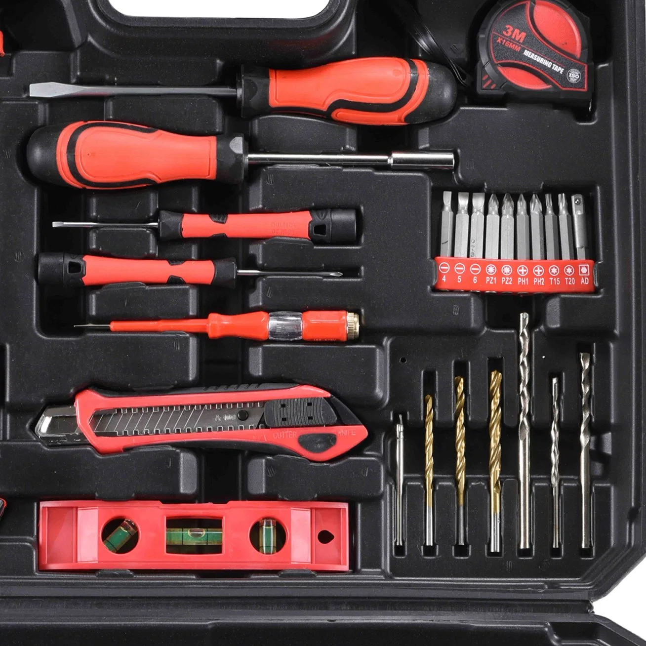 Electric Impact Drill Kit Screwdriver Tool Box Set Electric Power Tool