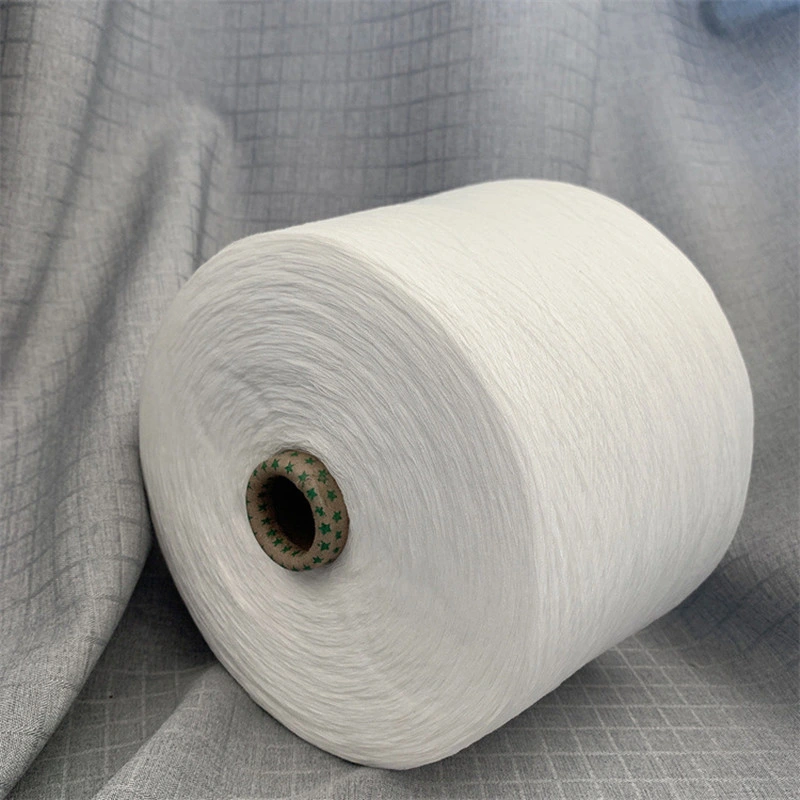 Ne30/1 Polyester Spun Yarn for Knitting