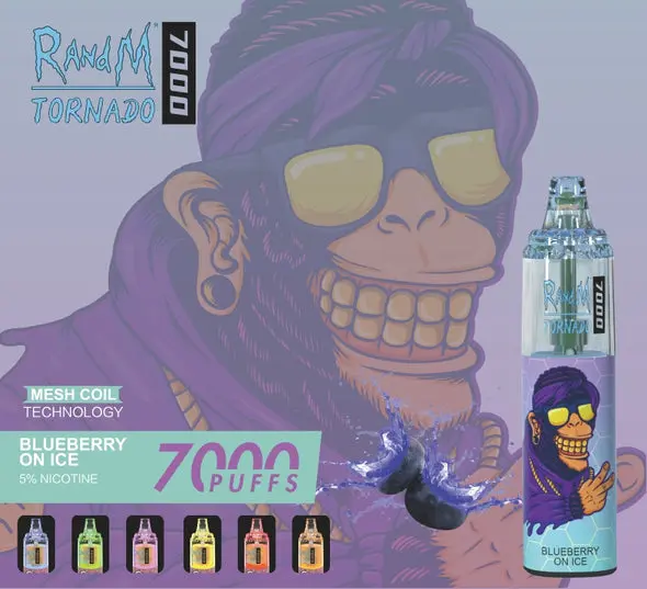 Amazônia Randm Vape descartáveis grossista Pen Tornado Puffs 7000 Vaporizador descartáveis Shisha Hookah Cigarro Eletrônico Preço Caneta Puff Bar