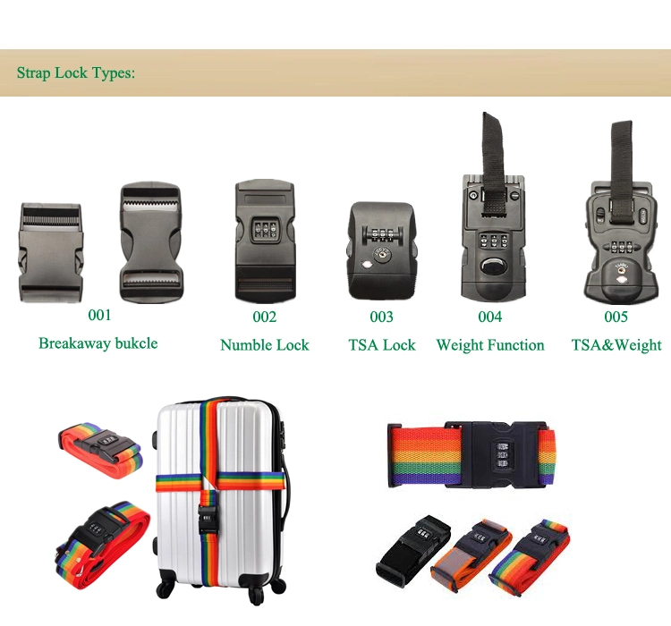 Cadeau de voyage pour l'aéroport, Sangles de valise personnalisées, Ceinture de bagage, Ceinture d'impression en soie.