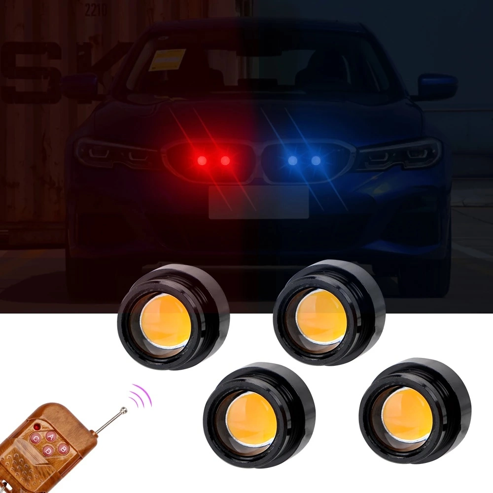 DRL LED License Plate Signal Lamp Daytime Running Light Eagle Eye LED Light 12V