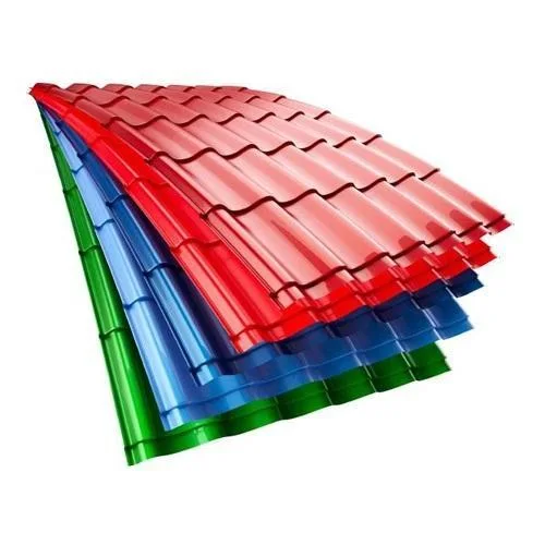 Metal Aluzinc Galvanized Corrugated Roofing Iron Sheets Trimdeck Colored Zinc Roof