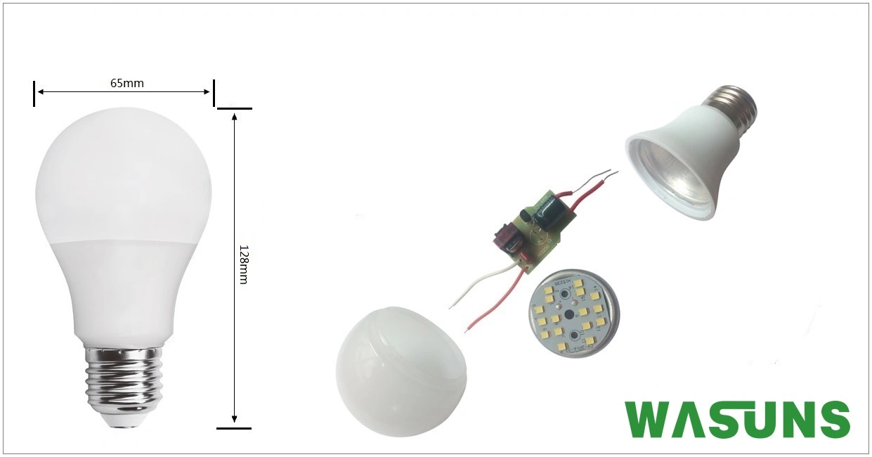 V 85-265A60 A70 A80 хорошего качества CE RoHS утверждения алюминиевых 5W 7W 9W 12W 15W 18Вт Светодиодные лампы