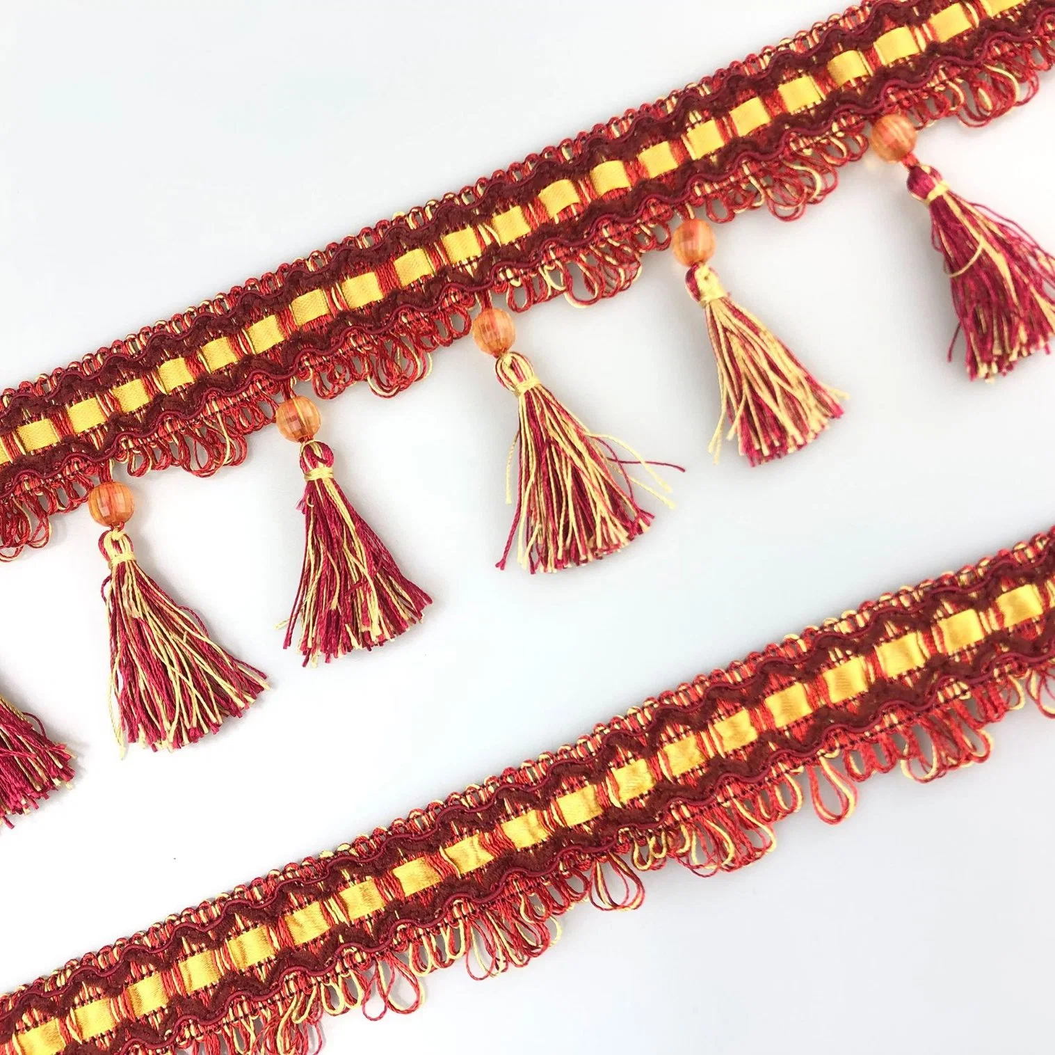 Excellent Quality Hot Sale Tassel Curtain Trim Bullion Fringe Trim Home Accessories