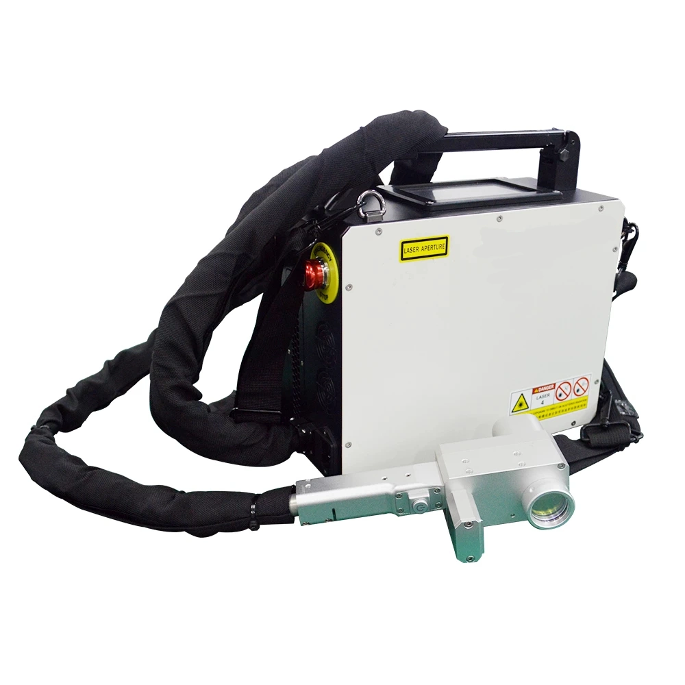 Pulsed Laser Cleaning Machine Portable Handheld Laser Rsut Removal Machine 50W 100W on Sale