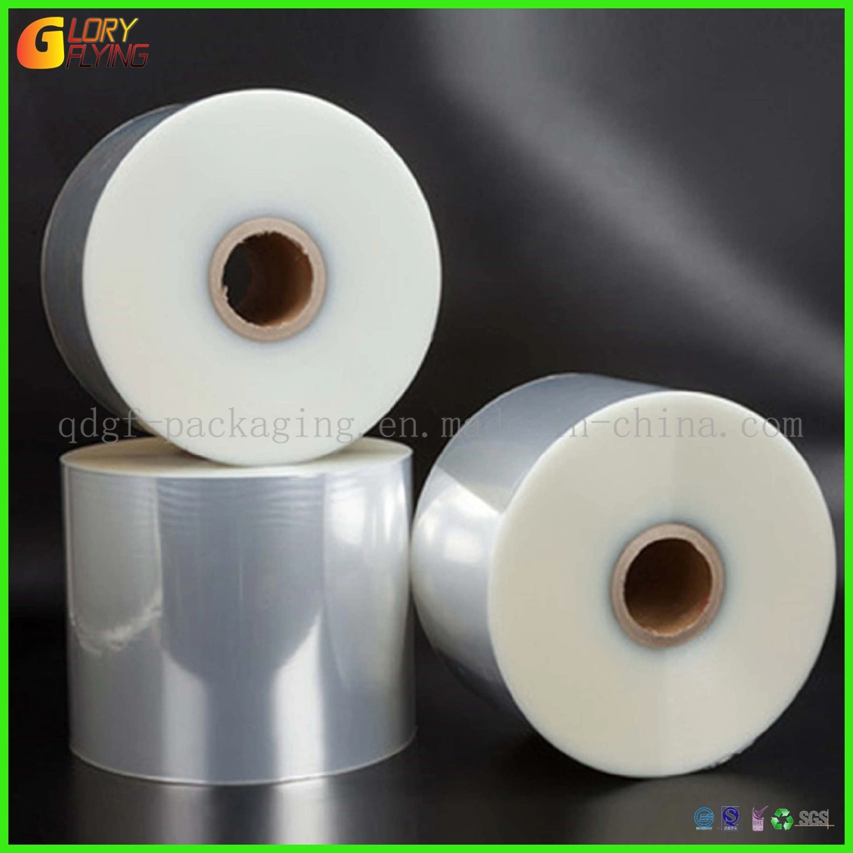 POF Shrink Wrapping Film/Pet Shrink Sleeve Labels/PVC Shrinkage Film Wraps on Rollls