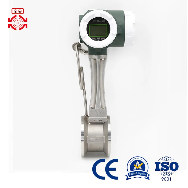 Gas/Air/Steam/Liquid Intelligent High Precision Vortex Flowmeter Can Be Customized According to Field Parameters