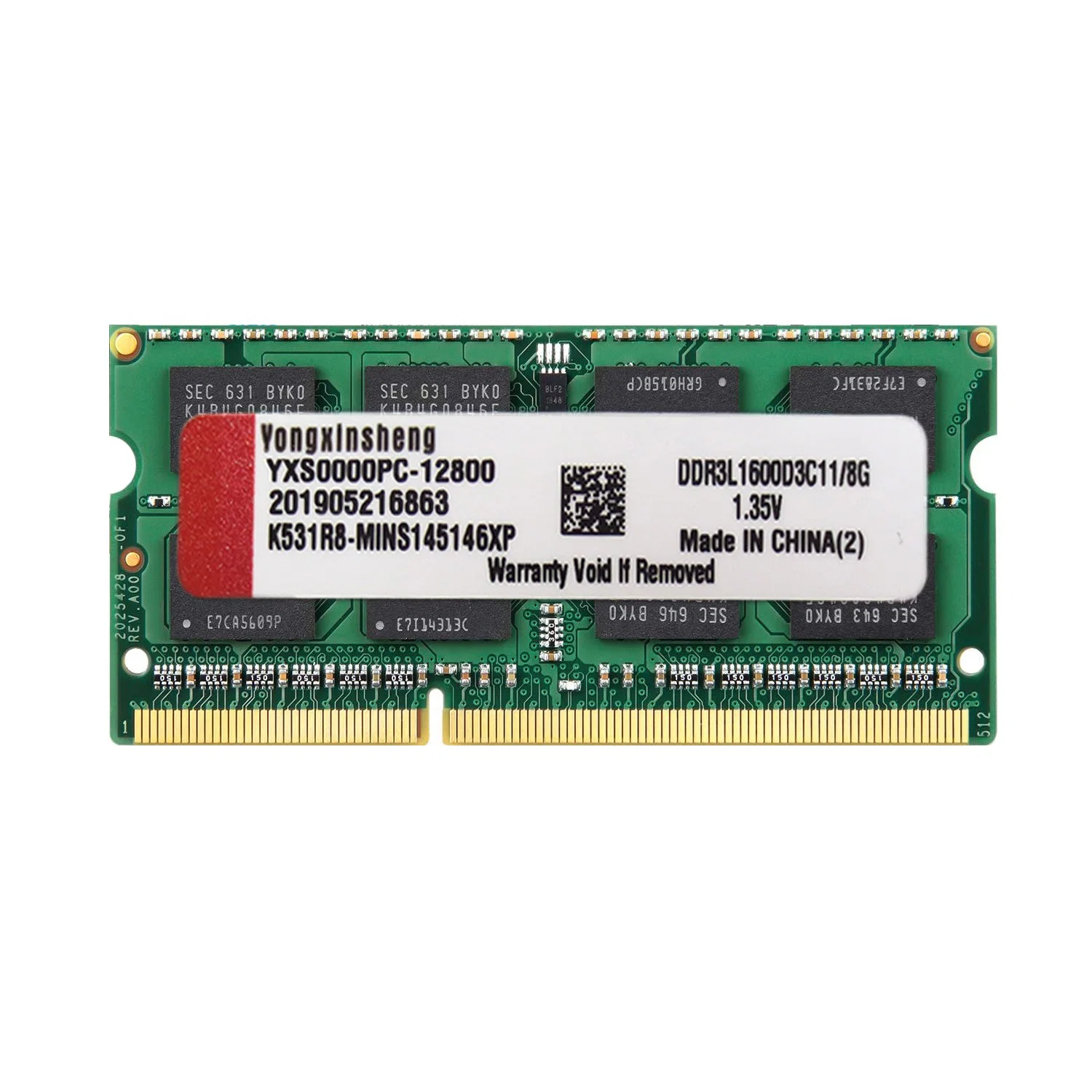 Yongxinsheng 4GB12800MHz 2 X 2GB PC3-1600 Desktop DDR3 RAM MHz 240-Pin DIMM Memory 1.5V Voltage