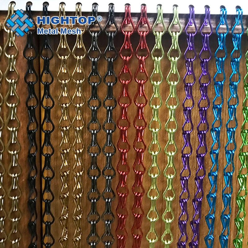 Popular Aluminum Decorative Mesh Chain Link Curtain for Office Hotel Restaurant