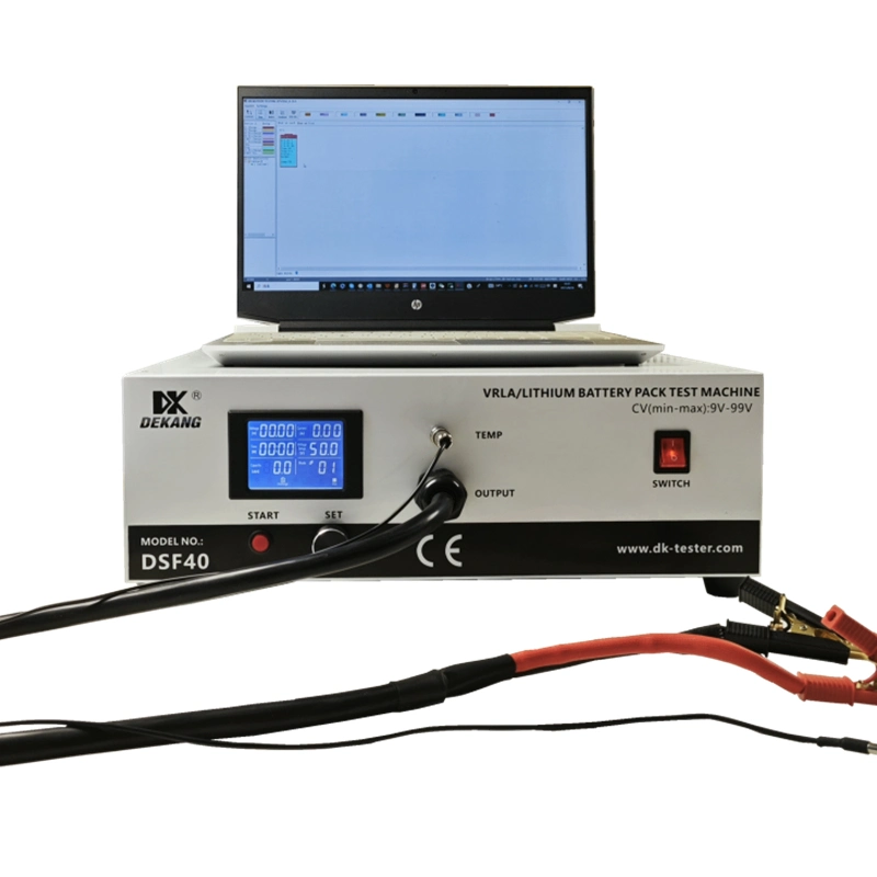 9V-99V 40A Wide Voltage Output Lithium-Ion Battery Pack Performance Analyzer Tester with Charge-Discharge-Temperature Monitoring