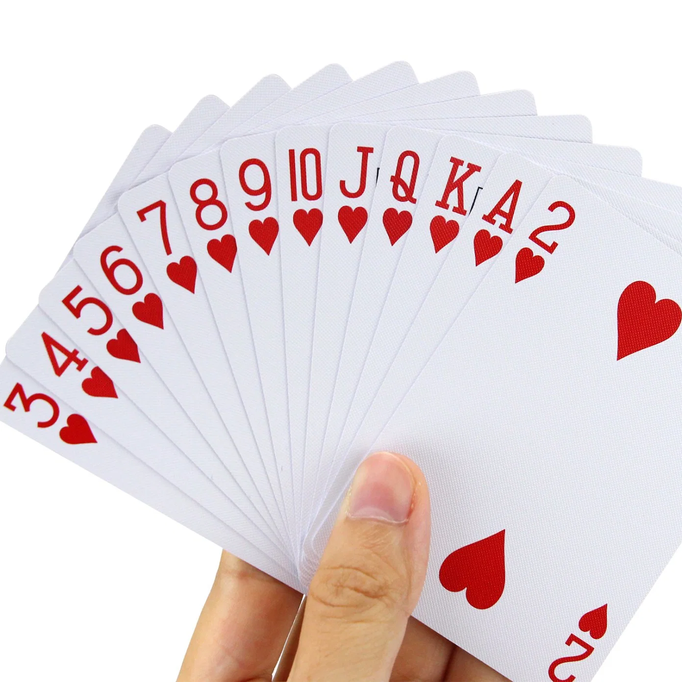 100% PVC maßgeschneiderte wasserdichte flexible bedruckbare Kunststoff PVC Poker Kuwait Karten Spielen