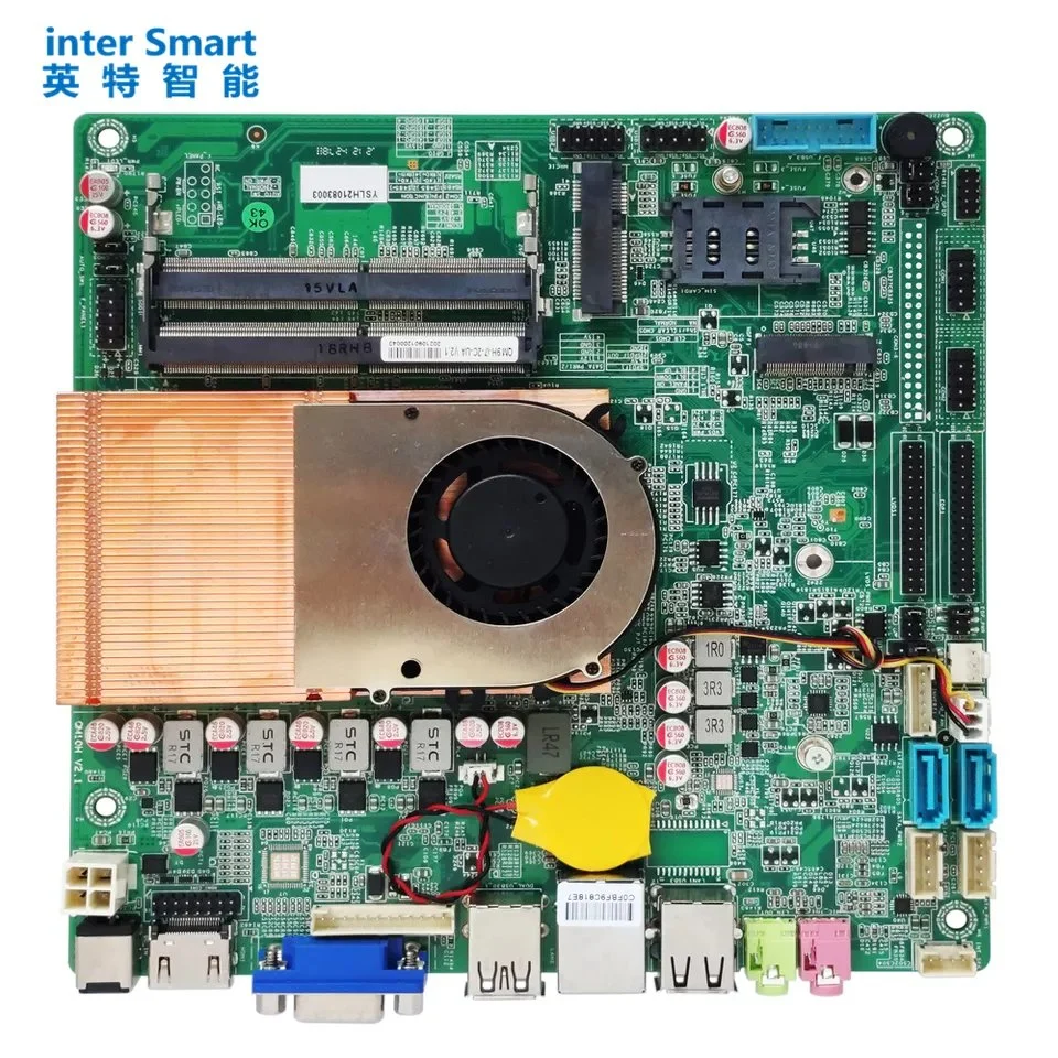 Intel Whiskey Lake I5-8265u Processor OEM ODM DDR4 Thin Mini-Itx Motherboard for Smart City