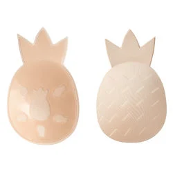 Girl's Underwear Accessories Invisible Bra Silicone Chest Stickers Pineapple Nipple Coversv