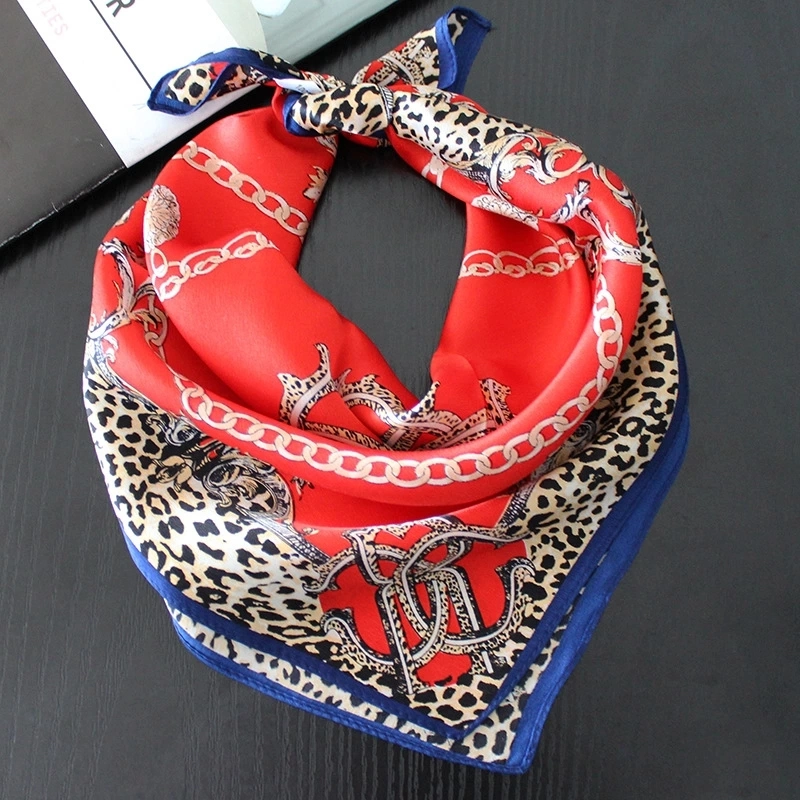 Multipurpose Silk Scarf Lady Scarf Square Scarf Fashion Scarf Headscarf