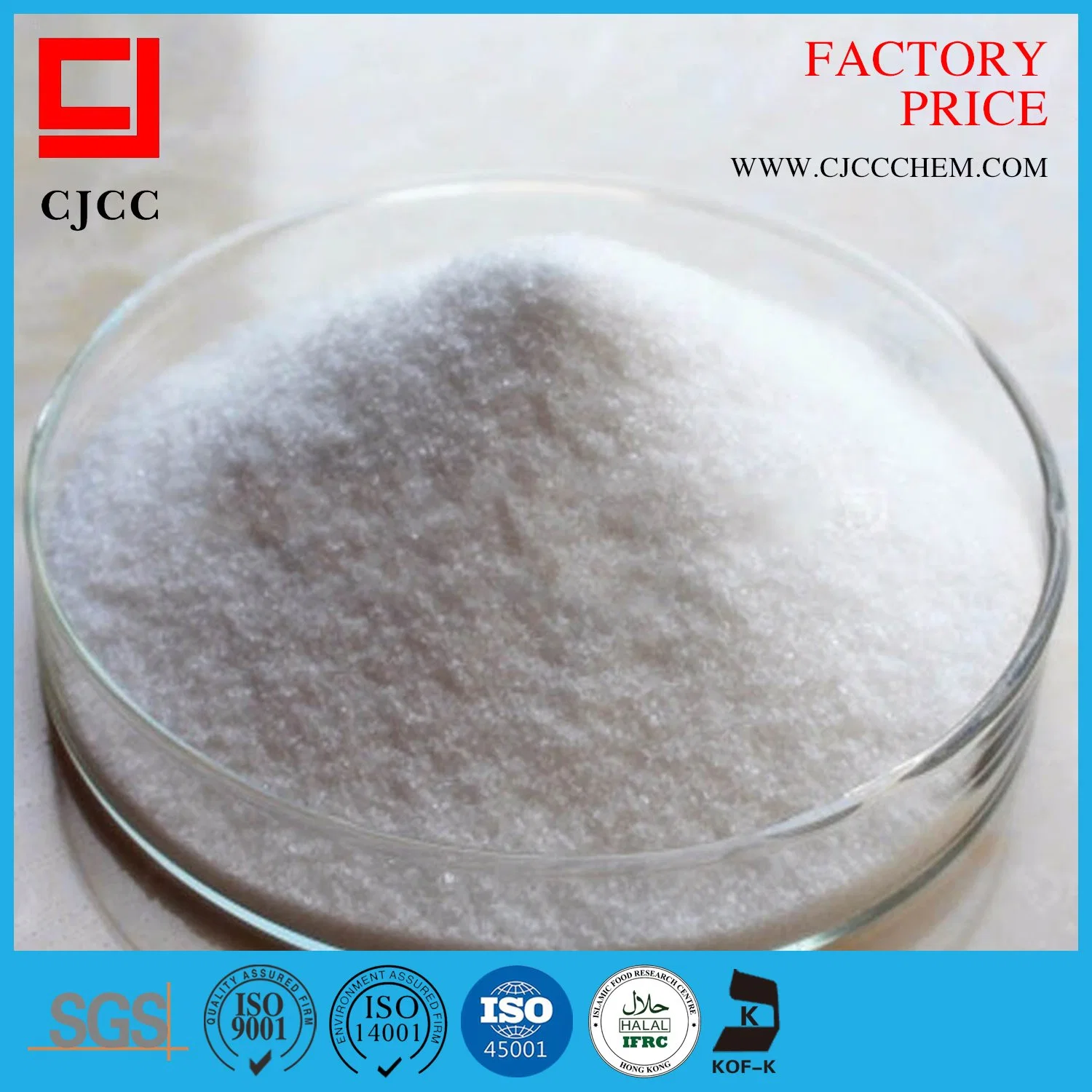 Manufacturer Supply Sugar Making Treatment Chemicals Flocculant Polyacrylamide Polymer Powder