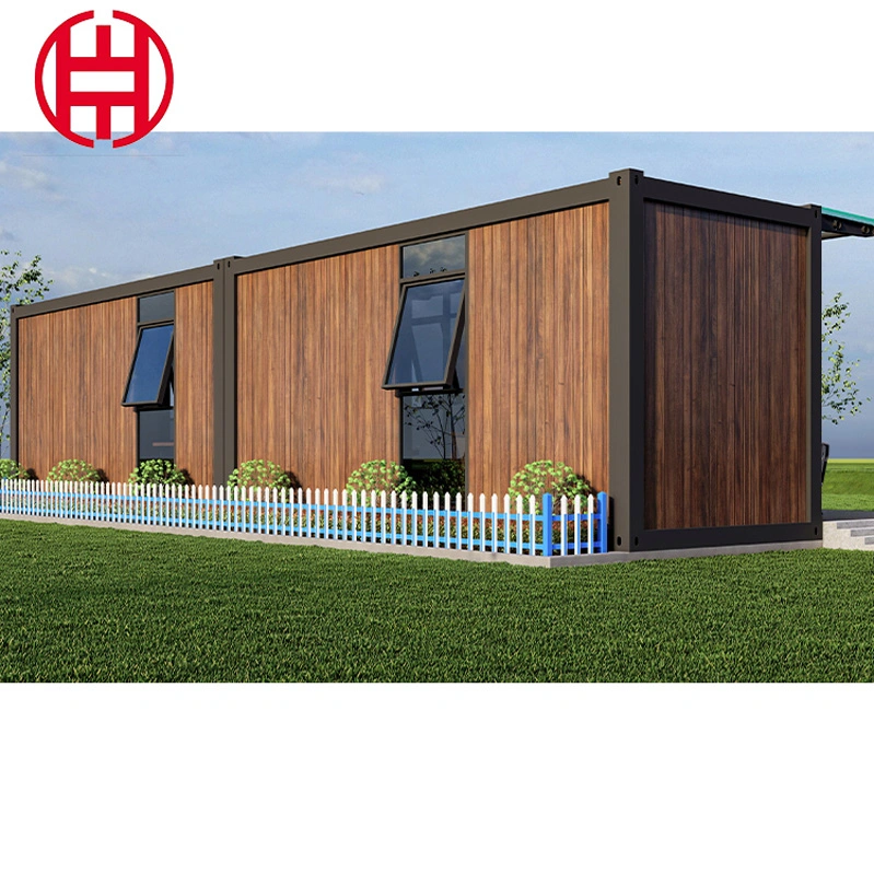 Prefab Container House Apartment Office Family Business Prefabricated Steel Structure Coffee Shop Wooden Style