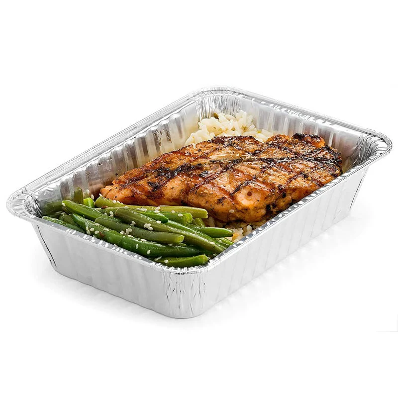 Aluminum Foil Food Storage Boxes with Aluminum Foil Lids