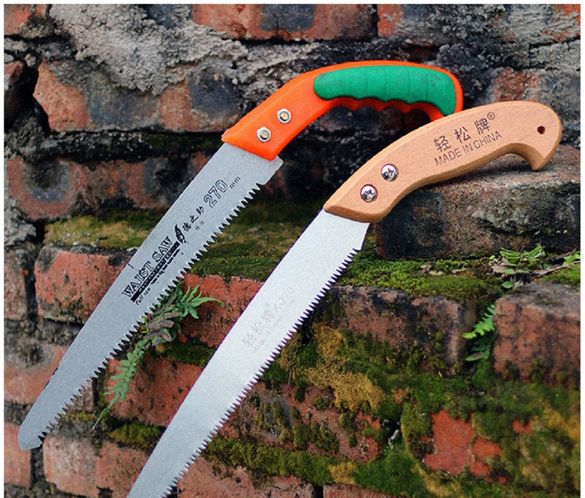 12-Inch Portable Folding Pruning Saw Bond Folding Pruning Saw with Wooden Handle Wyz17755