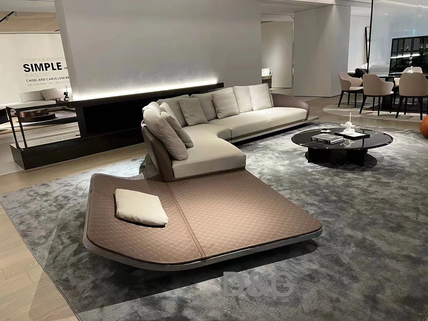 Ocio moderno Mobiliario de Casa tela asientos Contemporáneo sofá para vivir Habitación Sofá