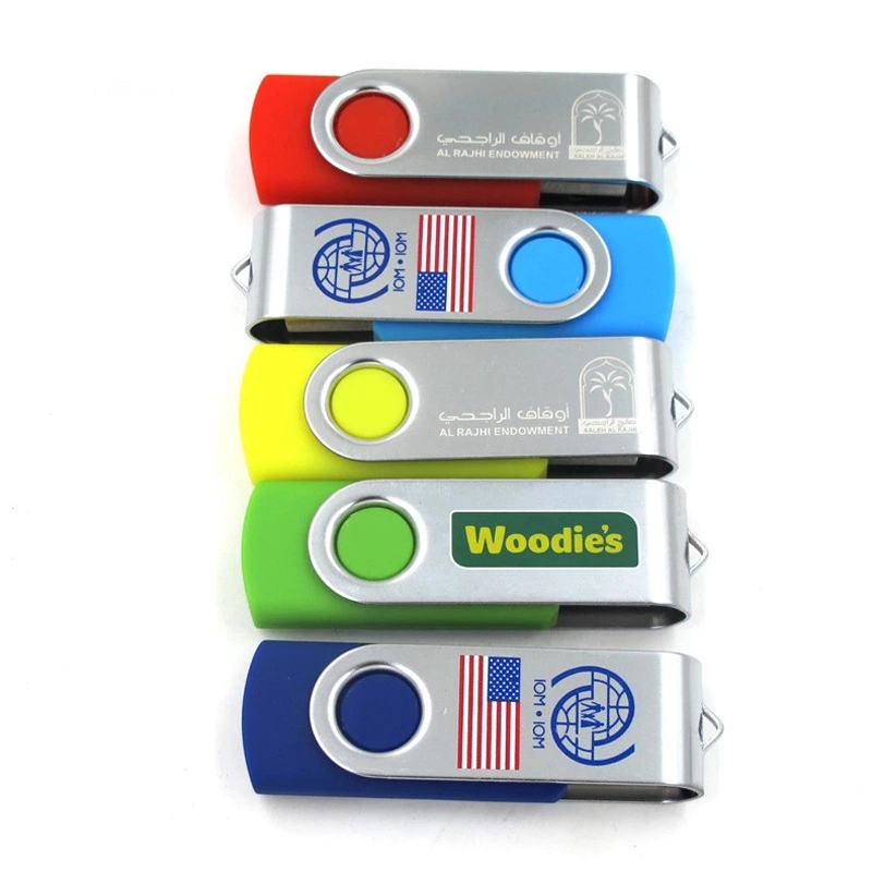 Factory Wholesale/Supplier Fast Delivery for Stock USB Flash Drive Swivel Cases Without USB Chips in Small MOQ