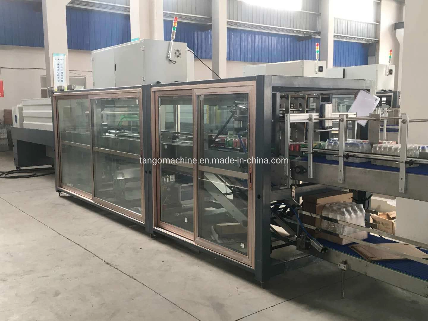 Auto Half Tray Shrink Film Wrapper Wrap Packaging Packing Machines for Beer Water Juice