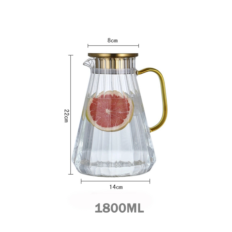 Stainless Steel Cold Kettle Set High Borosilicon Simple Cold Water Cup Household Large Capacity Juicer Wholesale/Supplier